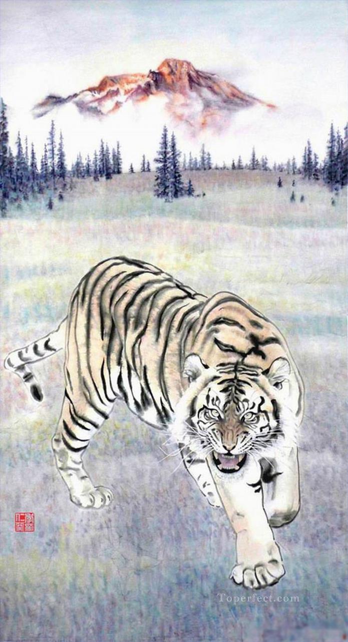 タイガー1油絵